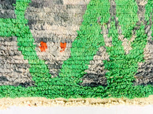 Load image into Gallery viewer, Moroccan Green Handwoven Runner 2x10 ft - G5259