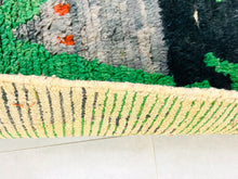 Load image into Gallery viewer, Moroccan Green Handwoven Runner 2x10 ft - G5259
