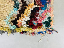 Load image into Gallery viewer, Colorful Boucherouite rug, , The Wool Rugs, The Wool Rugs, 
