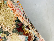 Load image into Gallery viewer, Colorful Boucherouite rug, , The Wool Rugs, The Wool Rugs, 
