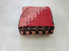 Load image into Gallery viewer, pouf ottoman,
berber pouf,
moroccan pouf,
moroccan furniture,
morrocan pouf,
floor chair,
