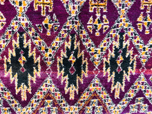 Load image into Gallery viewer, Maroon Traditional Moroccan Rug 7x14 ft - G5290
