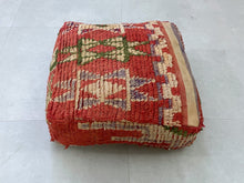 Load image into Gallery viewer, Moroccan pouf cover - P84, Floor Cushions, The Wool Rugs, The Wool Rugs, 
