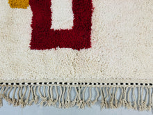 Load image into Gallery viewer, Moroccan Rug 5.8 ft x 12.0 ft, Soft Beni Ourain Rug, Berber Area Rug, white rug, beni rug, berber rug, 5x12 rug
