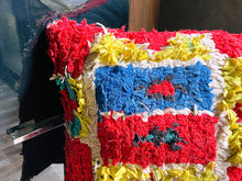 Load image into Gallery viewer, boho pillow, throw pillow, floor pillow, Footstool, Home decor, decorative pillow, pillow cover, floor cushion, wedding gift

