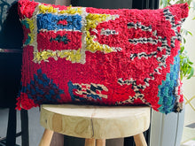 Load image into Gallery viewer, boho pillow, throw pillow, floor pillow, Footstool, Home decor, decorative pillow, pillow cover, floor cushion, wedding gift
