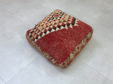 Load image into Gallery viewer, Moroccan pouf cover - A34, Floor Cushions, The Wool Rugs, The Wool Rugs, 
