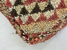 Load image into Gallery viewer, Moroccan pouf cover - A34, Floor Cushions, The Wool Rugs, The Wool Rugs, 
