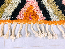 Load image into Gallery viewer, Custom Moroccan Rug, bohemian rugs, wool rugs, moroccan runner, kitchen rug runner, boujaad rug runner, rug for bedroom, narrow runner rug, living room runner, bohemian runner, beni ourain runner, berber runner, area-rug