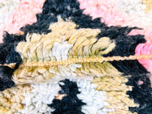 Load image into Gallery viewer, Custom Moroccan Rug, bohemian rugs, wool rugs, moroccan runner, kitchen rug runner, boujaad rug runner, rug for bedroom, narrow runner rug, living room runner, bohemian runner, beni ourain runner, berber runner, area-rug