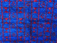 Load image into Gallery viewer, Blue moroccan rug 5x9 ft - G5177

