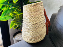 Load image into Gallery viewer, beach bag,beach tote,crochet bag,french market basket,handmade bag,lunch bag,market bag,personalized tote,straw bag,tote bag,tote bag aesthetic,wicker basket,woven beach bag
