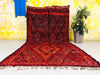 Red Moroccan Rug 7x13 ft - G5342