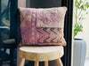 Handcrafted Bohemian Purple Throw Pillow - PI94
