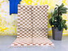 Handmade Checkered Rug 5x8 ft - G5199