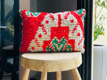 Load image into Gallery viewer, Pillow cover, Cushion covers, berber pillow, Moroccan pillow, Throw pillow cover, pillow cases, home decor, floor pillow, kilim pillow Moroccan Kilim Pouf Kilim Footstool, floor pillow seating, floor sofa