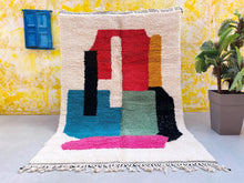 Load image into Gallery viewer, Abstract Moroccan rug - Beni ourain carpet, , The Wool Rugs, The Wool Rugs, 
