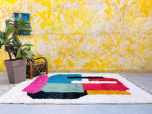 Load image into Gallery viewer, Abstract Moroccan rug - Beni ourain carpet, , The Wool Rugs, The Wool Rugs, 
