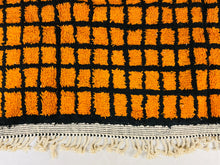 Load image into Gallery viewer, Orange Moroccan Custom size rug

