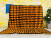Orange Moroccan Custom size rug