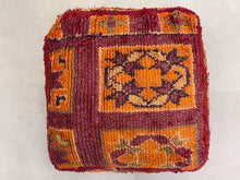 Load image into Gallery viewer, Moroccan floor cushion - AG35, Floor Cushions, The Wool Rugs, The Wool Rugs, 
