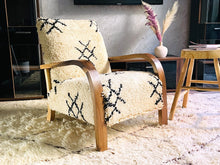 Load image into Gallery viewer, Custom walnut wood Chair, chair, The Wool Rugs, The Wool Rugs, 
