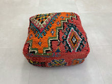 Load image into Gallery viewer, Pillow cover,
Cushion covers,
berber pillow,
Moroccan pillow,
Throw pillow cover,
pillow cases,
home decor,
floor pillow,
kilim pillow
Moroccan Kilim Pouf
Kilim Footstool,
floor pillow seating,
floor sofa
