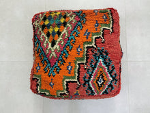 Load image into Gallery viewer, Pillow cover,
Cushion covers,
berber pillow,
Moroccan pillow,
Throw pillow cover,
pillow cases,
home decor,
floor pillow,
kilim pillow
Moroccan Kilim Pouf
Kilim Footstool,
floor pillow seating,
floor sofa
