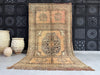Beige and Brown Berber Handmade Area Rug 5x11 - F61