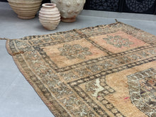 Load image into Gallery viewer, Beige and Brown Berber Handmade Area Rug 5x11 - F61, Rugs, The Wool Rugs, The Wool Rugs, 
