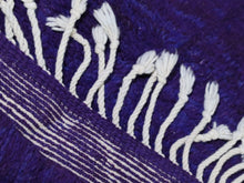 Load image into Gallery viewer, Elegant area rug made from hand-knotted wool by Moroccan artisans.


