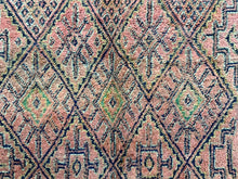 Load image into Gallery viewer, Vintage Pink Moroccan Rug 6x11 - F66, Rugs, The Wool Rugs, The Wool Rugs, 
