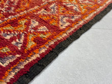 Load image into Gallery viewer, Red Moroccan Rug 6x8 - F59, Rugs, The Wool Rugs, The Wool Rugs, 
