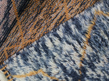 Load image into Gallery viewer, Washable Moroccan carpet for farmhouse and vintage decor


