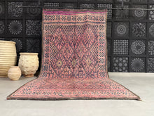 Load image into Gallery viewer, Vintage Pink Moroccan Rug 6x11 - F66, Rugs, The Wool Rugs, The Wool Rugs, 
