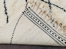 Load image into Gallery viewer, White berber rug 5x8 ft - G2007
