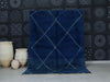 Deep Blue Moroccan Rug