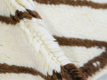 Load image into Gallery viewer, Ivory and black rug for minimalist home decor

