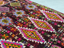 Load image into Gallery viewer, Colorful Vintage Moroccan Rug 6x12 - F67, Rugs, The Wool Rugs, The Wool Rugs, 

