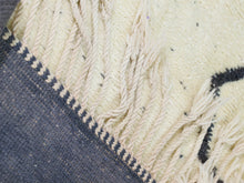 Load image into Gallery viewer, Natural wool abstract rug handmade in Morocco


