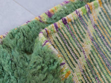 Load image into Gallery viewer, Green Beni Ourain Rug - Handmade Moroccan Wool Carpet 6x9 - A95, Rugs, The Wool Rugs, The Wool Rugs, 