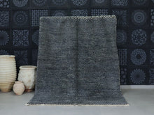 Load image into Gallery viewer, Black Moroccan Rug, Custom rugs, The Wool Rugs, The Wool Rugs, 