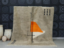 Load image into Gallery viewer, Modern Moroccan Wool Rug, Custom rugs, The Wool Rugs, The Wool Rugs, 