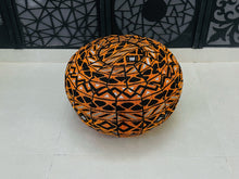 Load image into Gallery viewer, Ottoman pouf, Leather pouf, The Wool Rugs, The Wool Rugs, 
