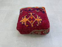 Load image into Gallery viewer, berber pouf, floor cushion, floor pillow, footstool, home gift, leather ottoman, leather pouf, living room pouf, moroccan decor, moroccan pouf, ottoman, ottoman pouf, pouf
