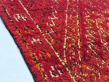 Load image into Gallery viewer, Red Moroccan Rug, 6x9 ft rug - F9, Rugs, The Wool Rugs, The Wool Rugs, 

