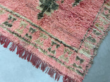 Load image into Gallery viewer, Pink Shag vintage rug - F70
