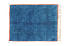 Blue Moroccan rug 5'x9'