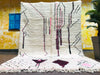 Moroccan rug hand knotted custom rug