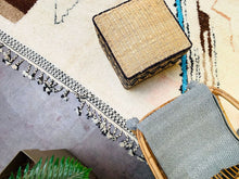 Load image into Gallery viewer, handmade berber rug, custom rugs, Minimalist rug, All wool rug, Handmade rug, berber rug, Contemporary rug, custom handmade rug, moroccan berber rug, Beni ourain rug, Custom rug, moroccan rug 8x10, Wool rug